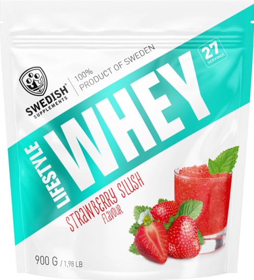 Swedish Supplements Lifestyle Whey Strawberry Slush 900 g