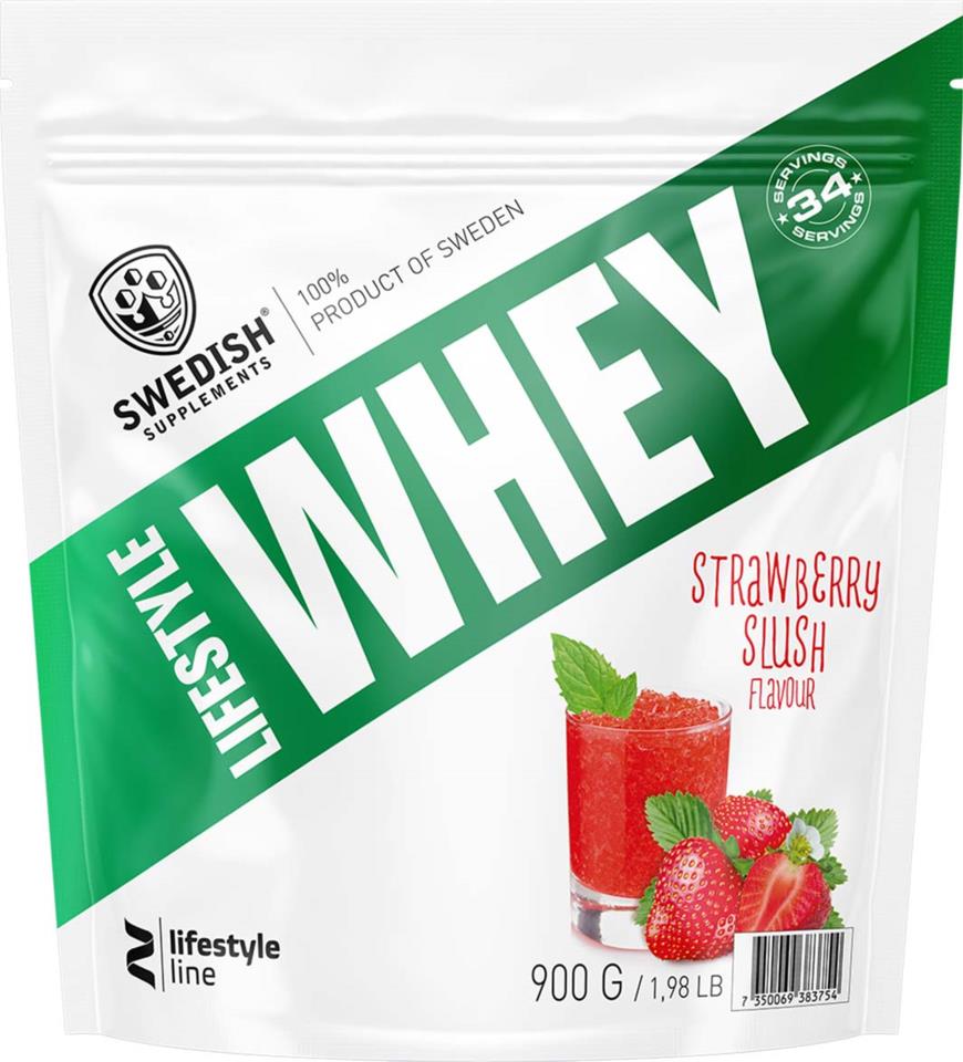 Swedish Supplements Lifestyle Whey  Strawberry Slush 900 ml