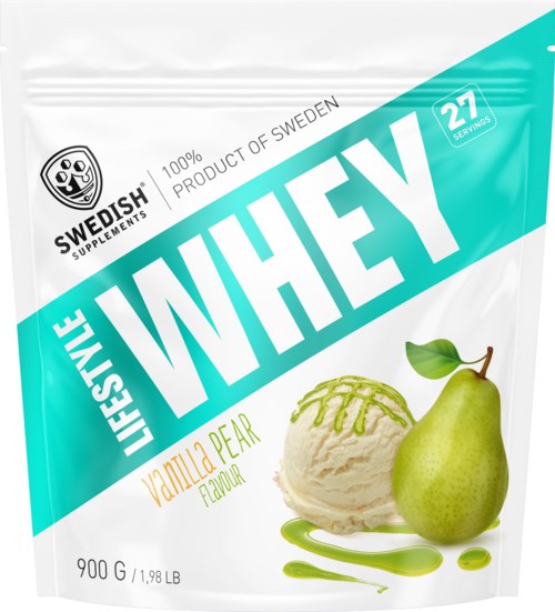 Swedish Supplements Lifestyle Whey Vanilla Pear 900 g