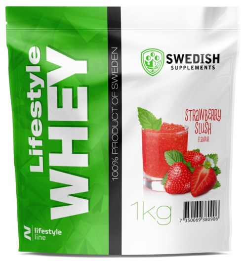 Swedish Supplements Lifestyle Whey Protein - Strawberry Slush 1000 g