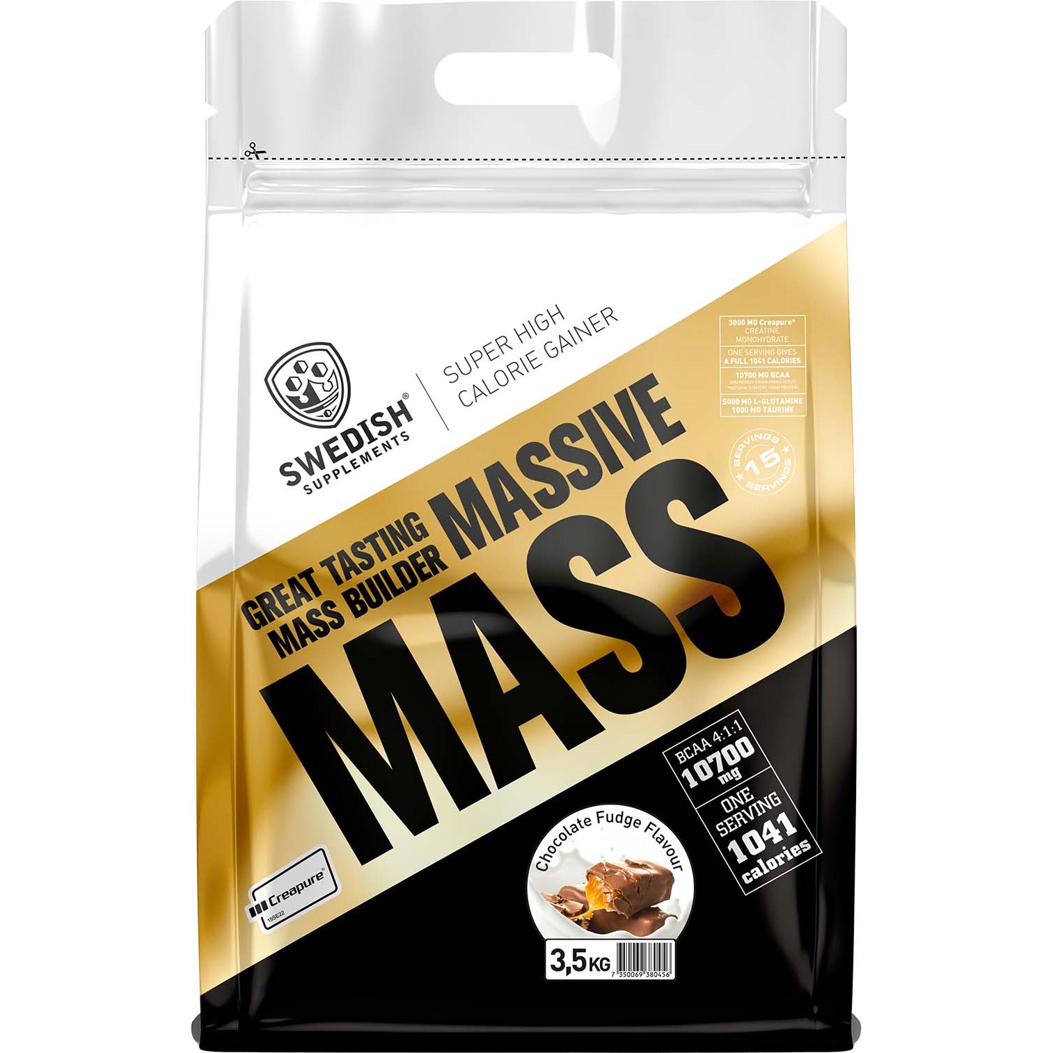 Swedish Supplements Massive Mass 3,5kg – Chocolate Fudge 3500 g