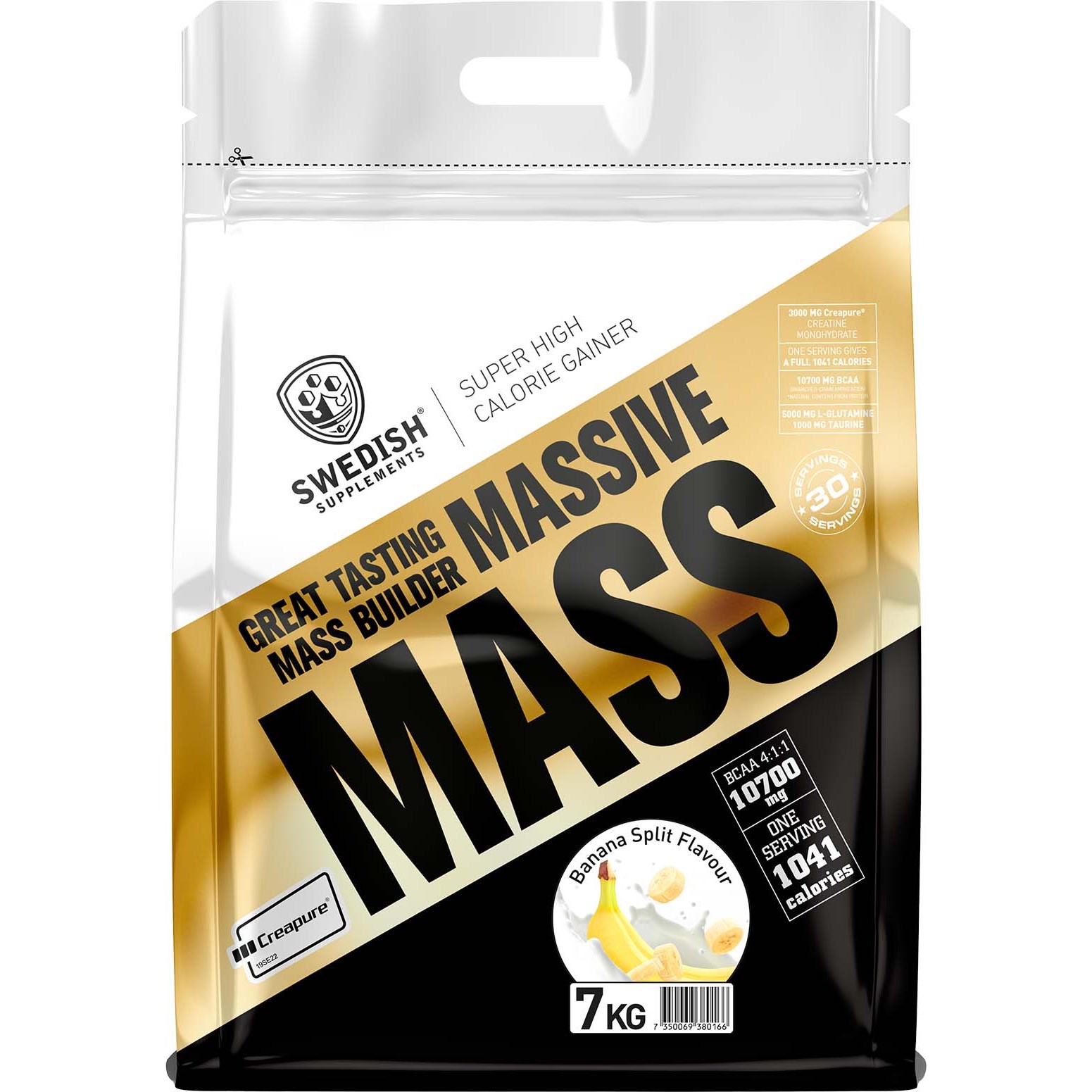 Swedish Supplements Massive Mass 7kg – Banana Split 7000 g