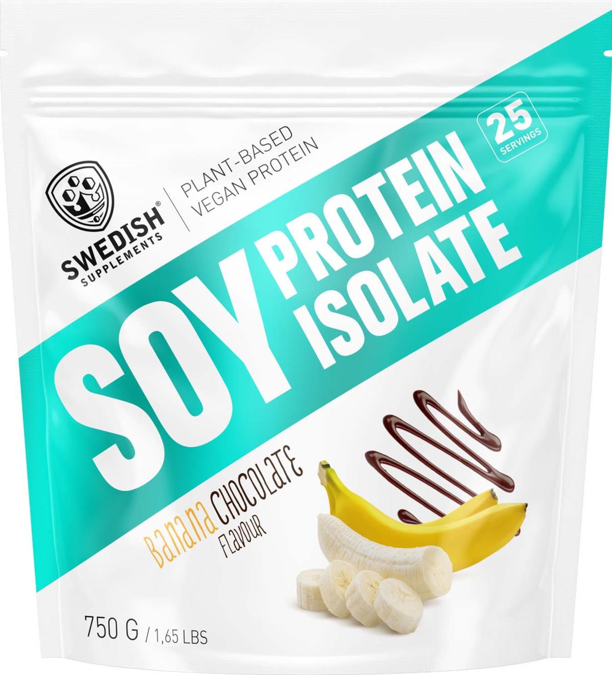 Swedish Supplements Soy Protein Isolate - Banana Chocolate 750 g ...