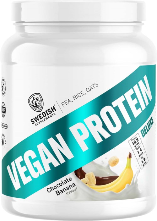 Swedish Supplements Vegan Protein Deluxe Chocolate Banana 700 g