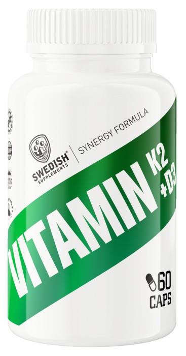Swedish Supplements Vitamin K2 + D3 60caps