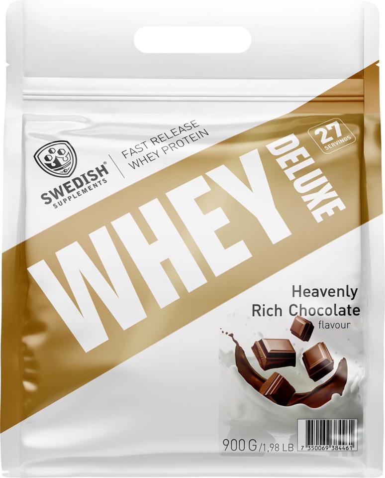 Swedish Supplements Whey Protein Deluxe Heavenly Rich Chocolate 900g