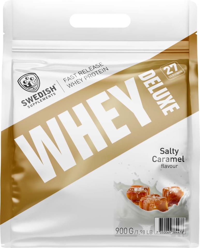 Swedish Supplements Whey Protein Deluxe Salty Caramel 900g