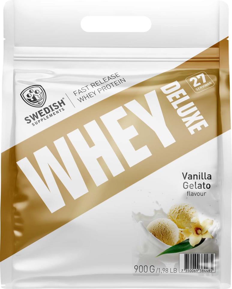 Swedish Supplements Whey Protein Deluxe Vanilla Gelato 900g