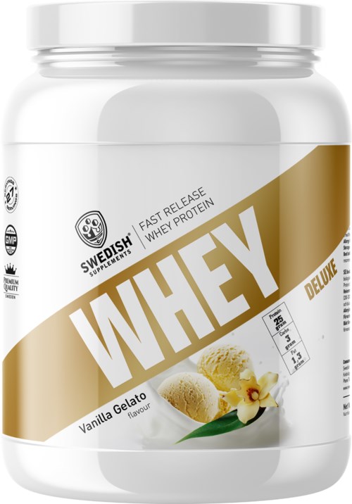 Swedish Supplements Whey Protein Deluxe Vanilla Gelato 900 g