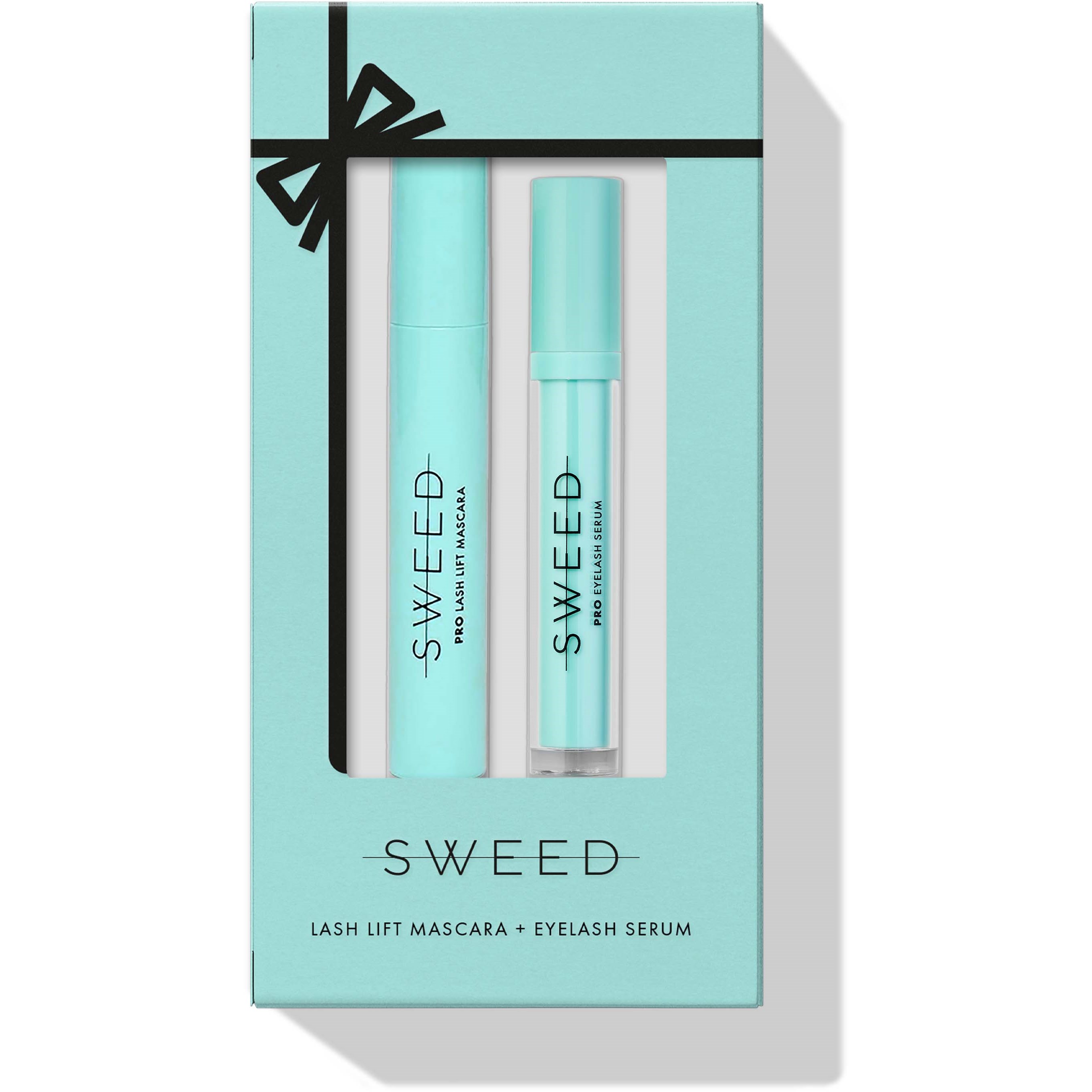 Sweed Lash Lift Mascara + Eyelash Growth Serum Transparant/Black