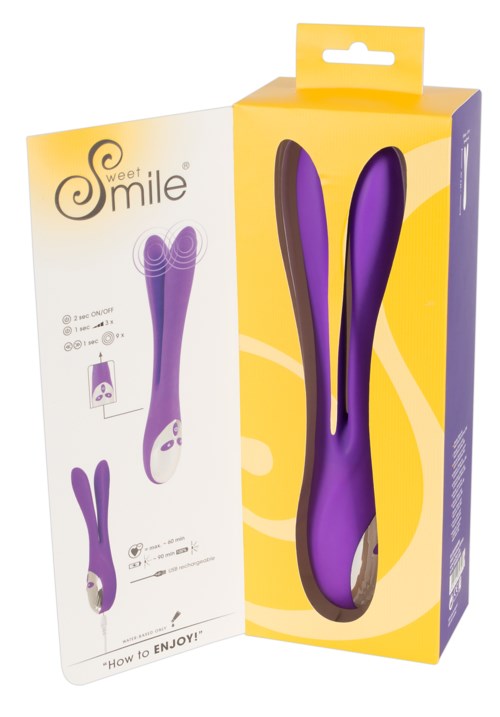 Sweet Smile Bendable Double Vibrator
