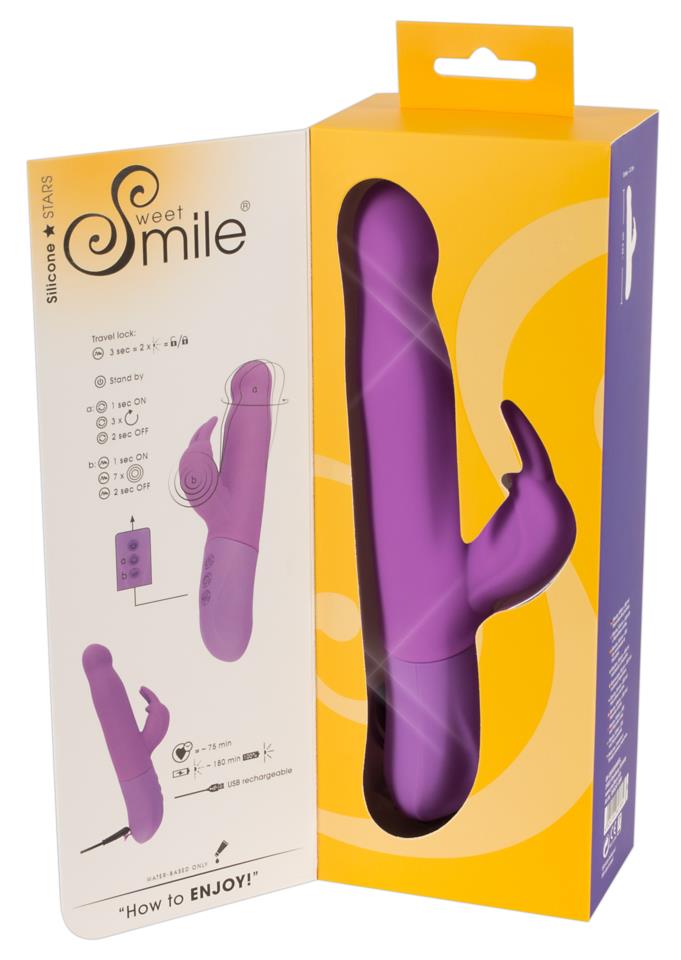 Sweet Smile Rechargeable Rotating Rabbit