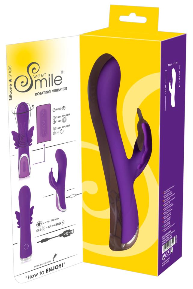 Sweet Smile Rechargeable Rotating Vibrator