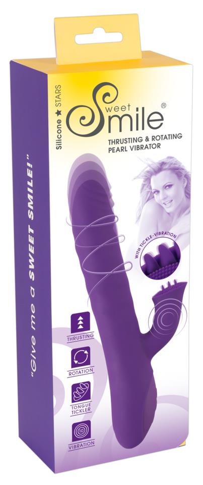 Sweet Smile Thrusting & Rotating Pearl Vibrator | lyko.com Sweet Smile Thrusting & Rotating Pearl Vibrator | lyko.com