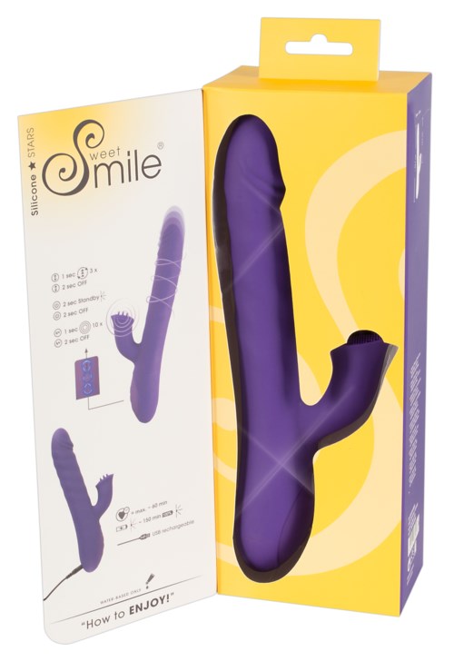 Sweet Smile Thrusting & Rotating Pearl Vibrator