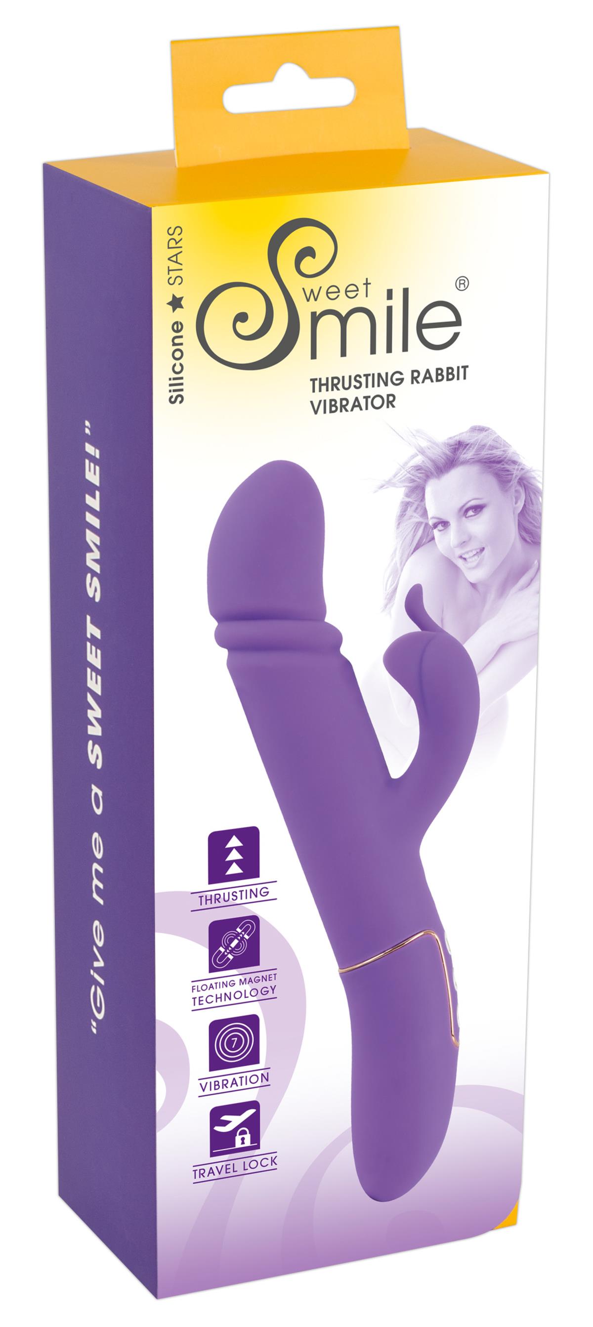 Sweet Smile Thrusting Rabbit Vibrator | lyko.com Sweet Smile Thrusting Rabbit Vibrator | lyko.com