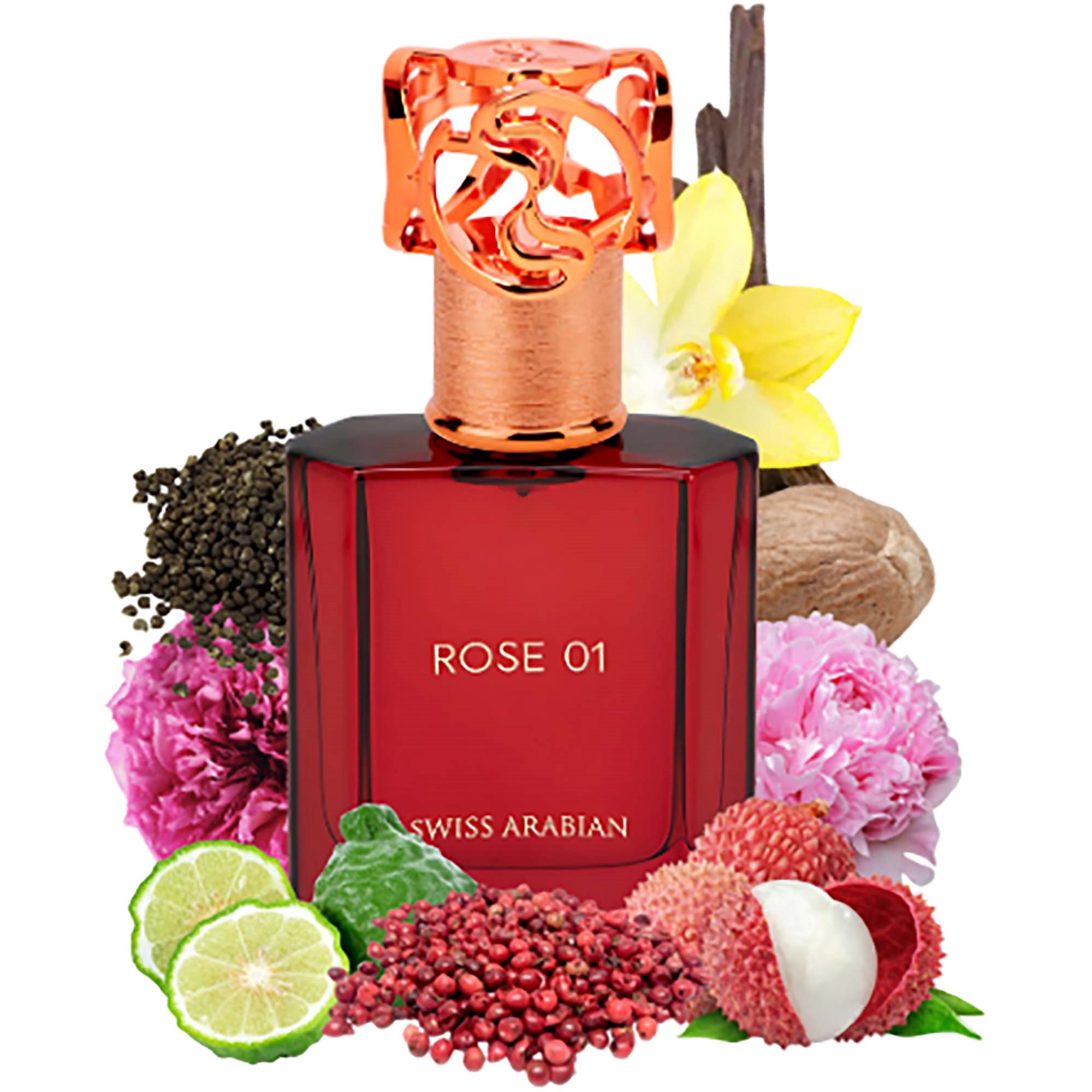 Swiss Arabian Rose 01 Extrait de Parfum 50 ml (obrázok 6)