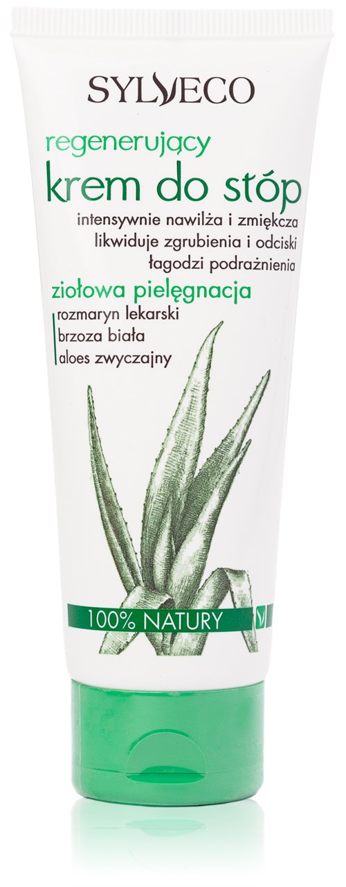 Jalkavoideputki aloe veralla, vihreä ja valkoinen pakkaukko, teksti korostaa luonnollisia ainesosia.