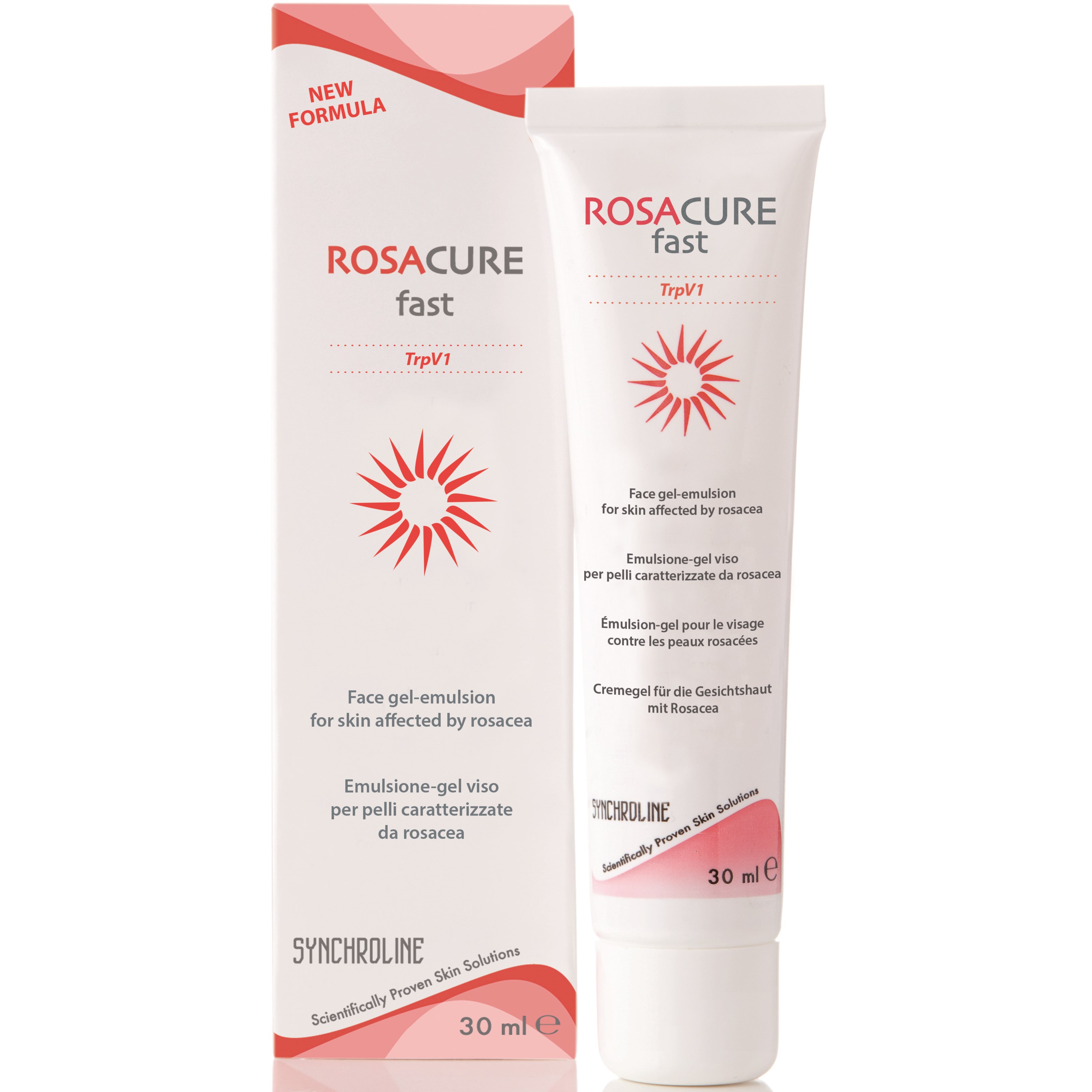Bilde av Synchroline Rosacure Fast Cream/gel 30 Ml