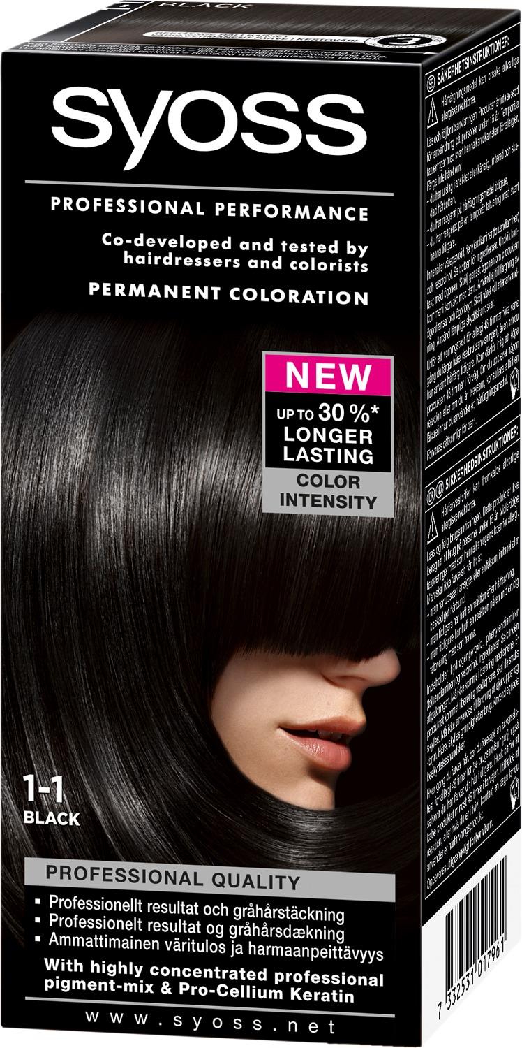 Syoss Color:black SYOSS Color 1-1 Black | lyko.com