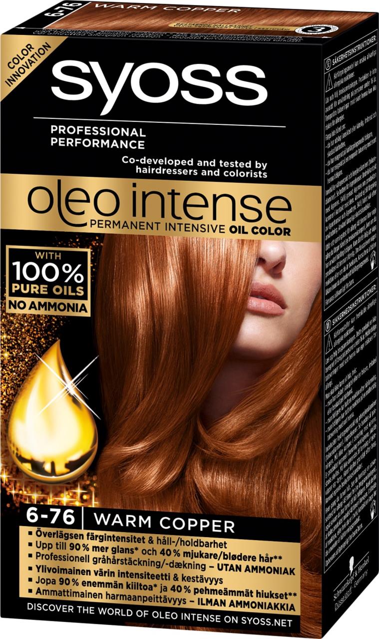 Syoss Copper SYOSS Oleo Intense Color 6-76 Warm Copper | lyko.com