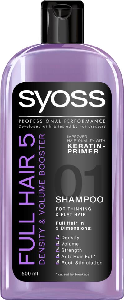Syoss Full hair 5d Shampoo 500ml