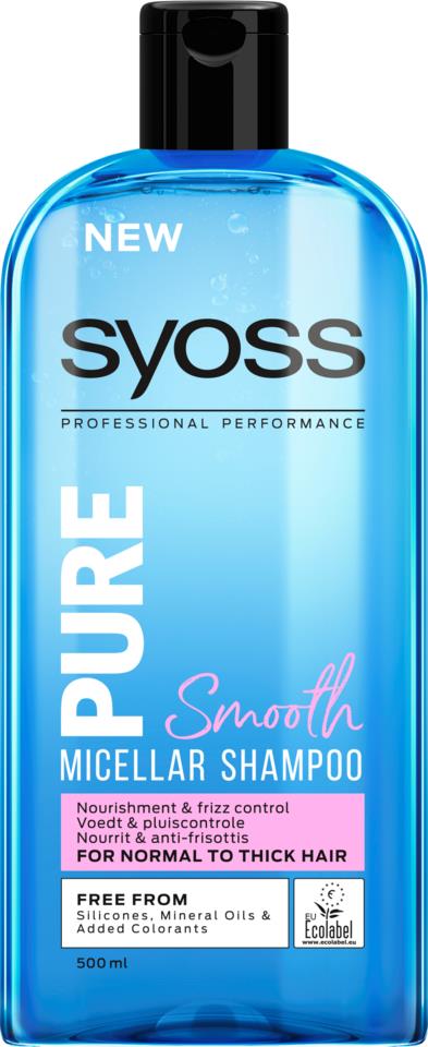 Syoss Pure Smooth Schampo 500ml