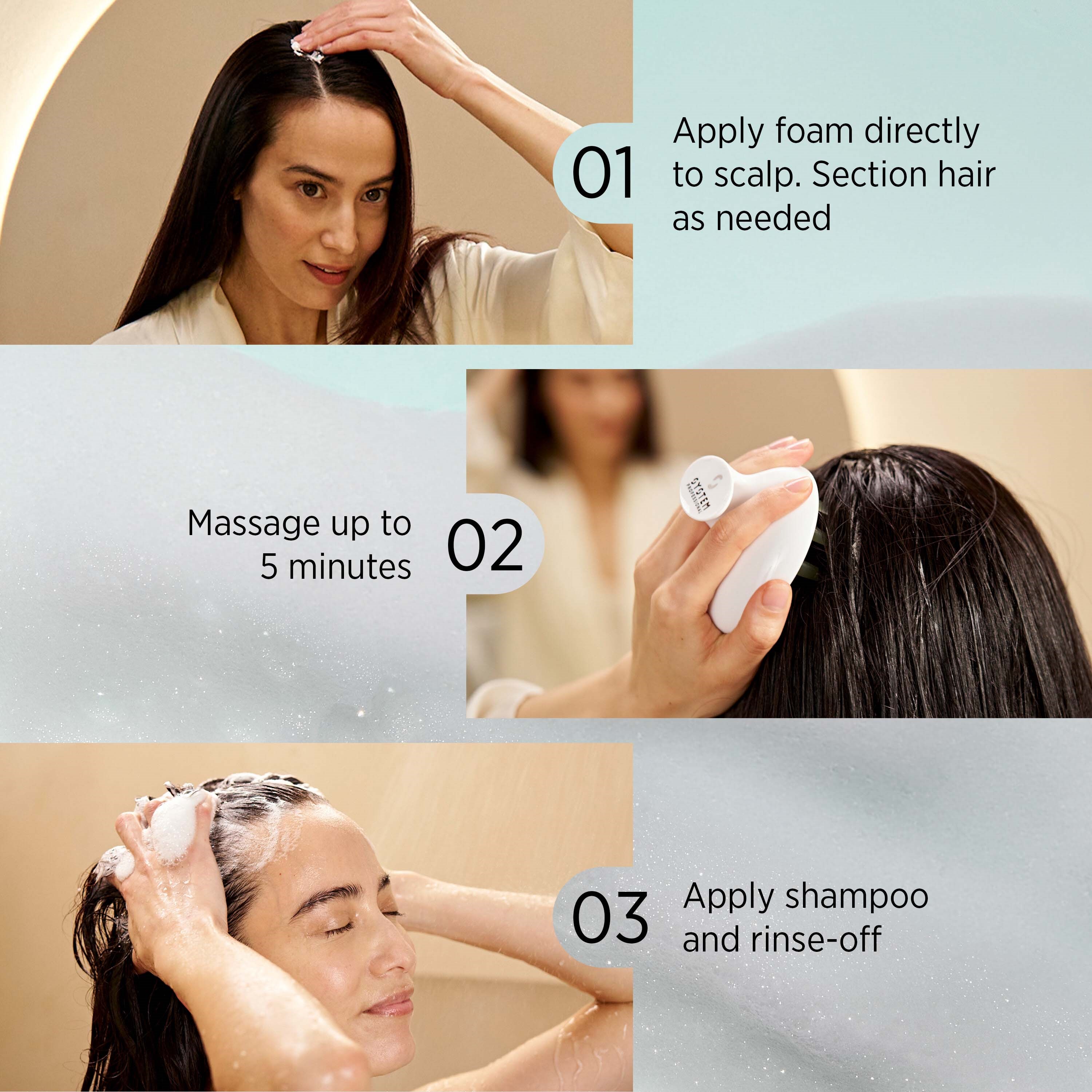 System Professional Balance Pre-Shampoo Foam 200 ml (obrázok 4)