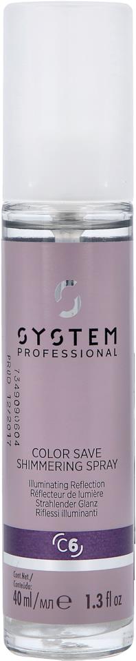 System Professional Color Save Shimmering Spray 40ml