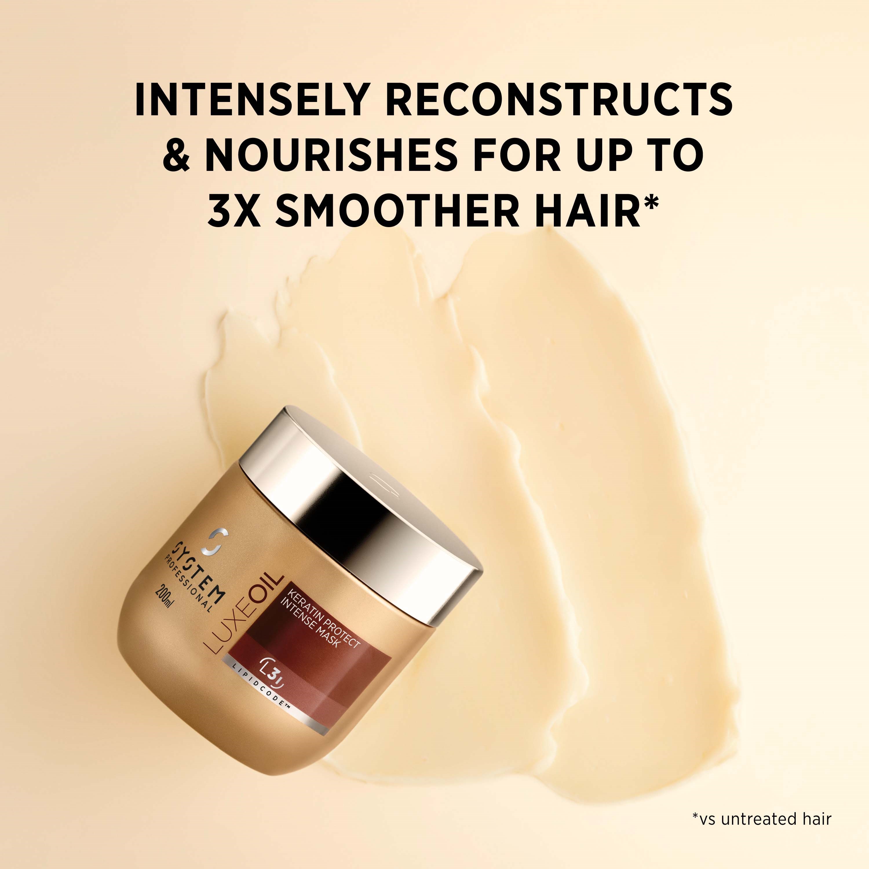 System Professional LuxeOil Keratin Protect Intense Mask 200 ml (obrázok 5)