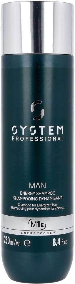 System Professional SSP Man Energy Shampoo 250ml