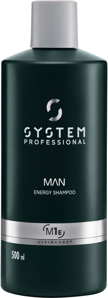 System Professional SSP Man Energy Shampoo 500ml