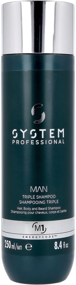 System Professional SSP Man Triple Shampoo 250ml