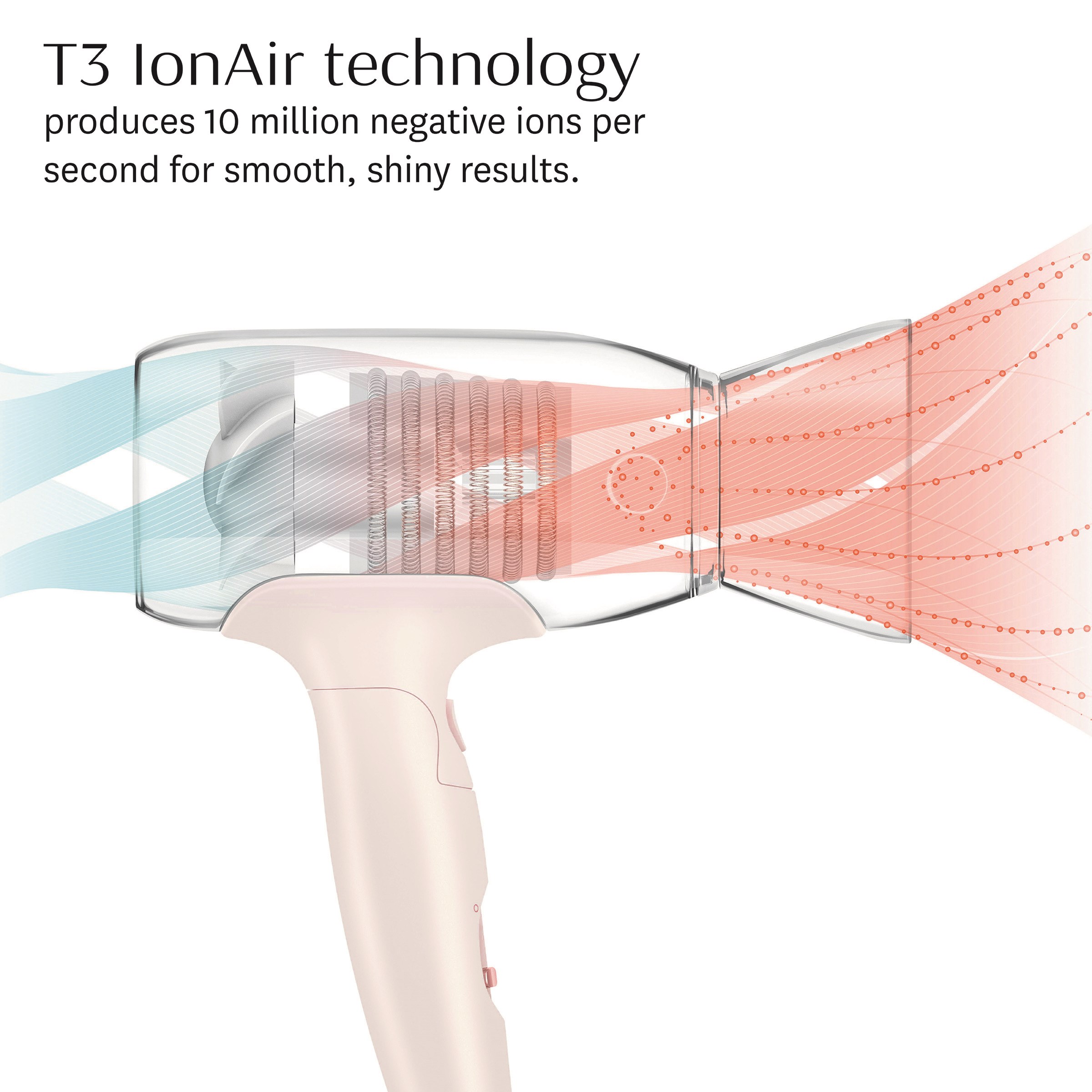 T3 Afar - Lightweight Travel Size Hair Dryer (obrázok 4)