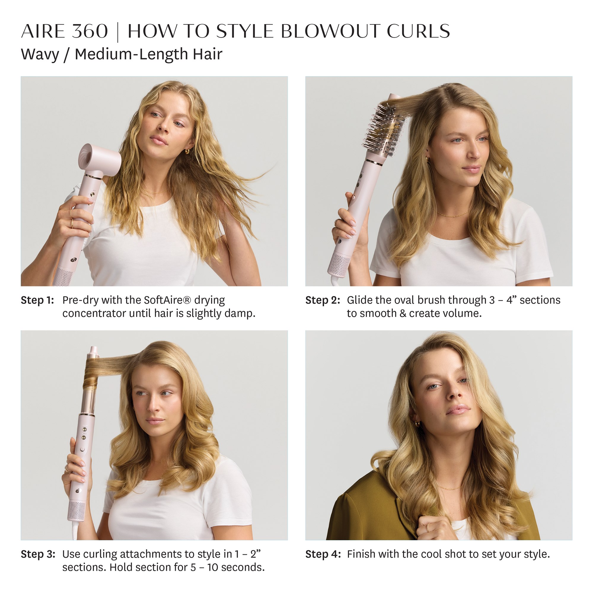 T3 Aire 360 Ceramic Air Styler Blowout Kit (obrázok 11)