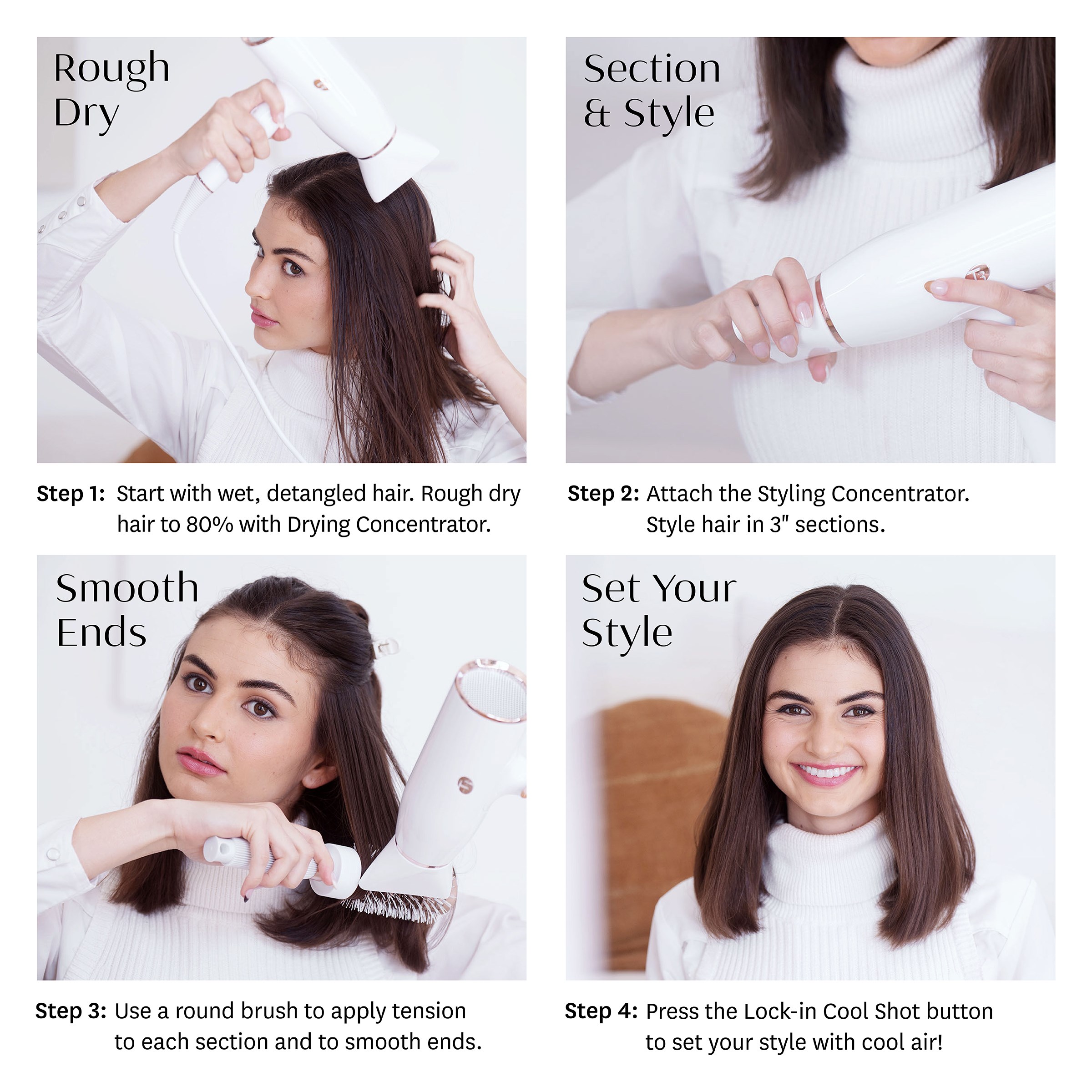 T3 AireLuxe Professional Hair Dryer (obrázok 4)