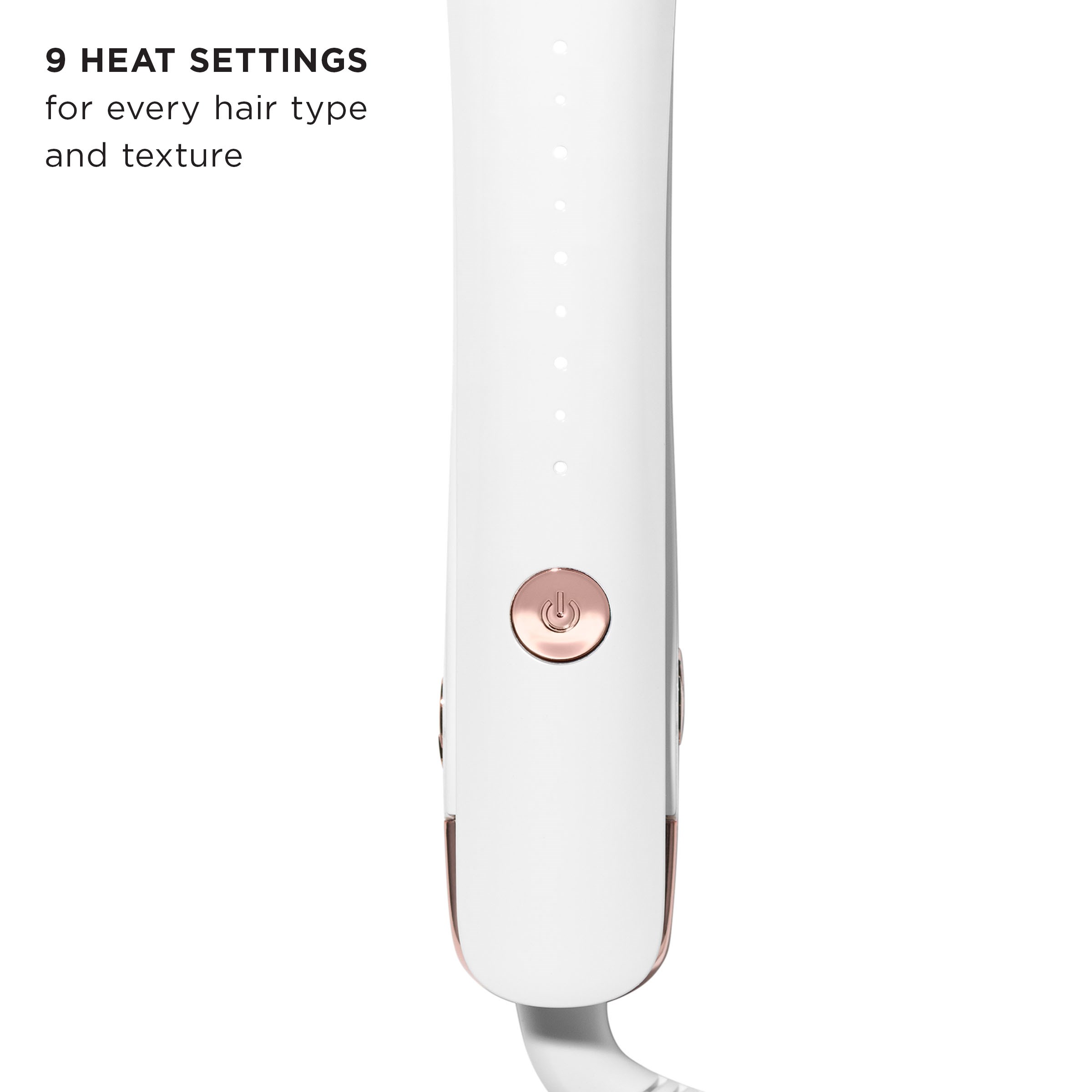 T3 Lucea 25mm Professional Straightening & Styling Flat Iron White/Ros (obrázok 3)