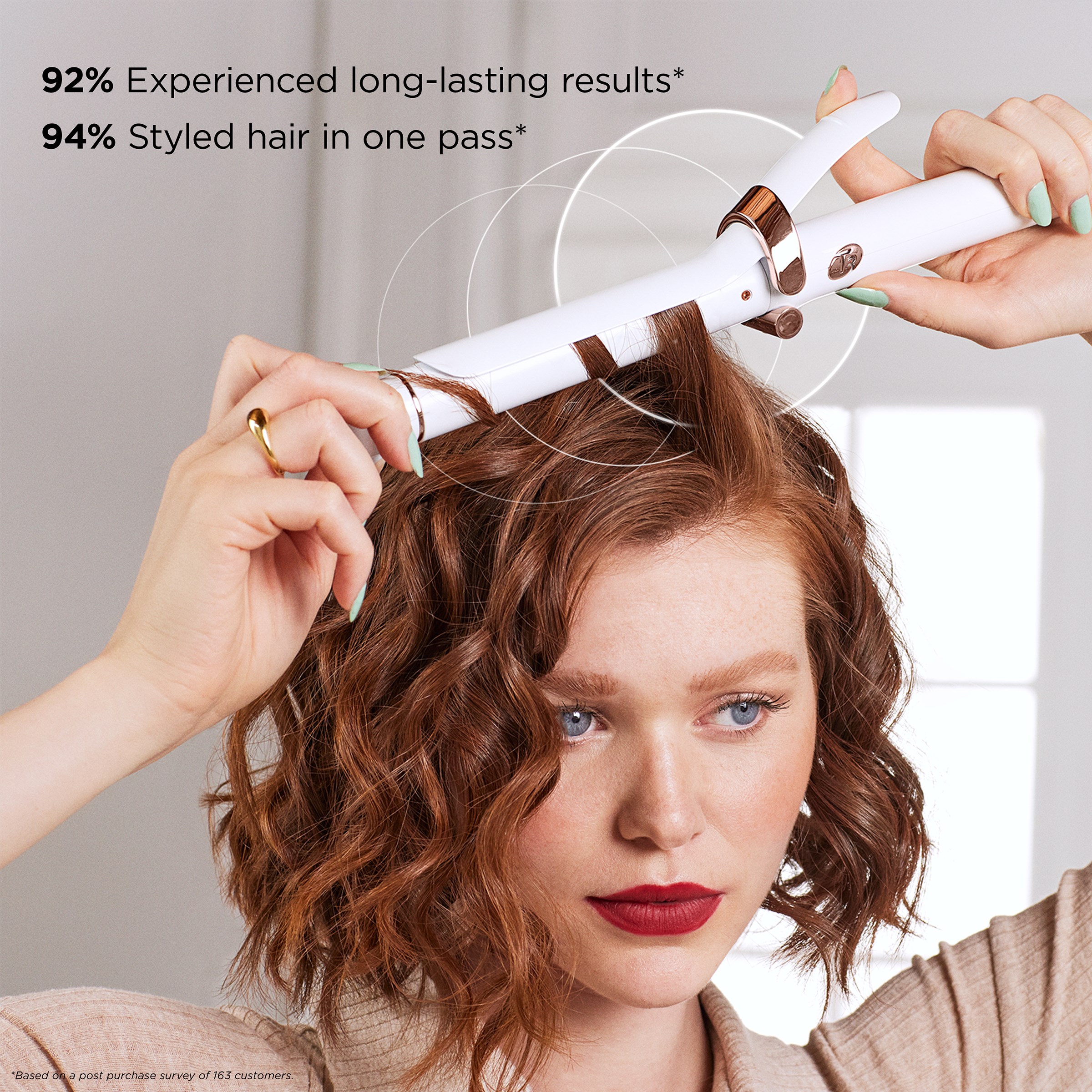 T3 SinglePass Curl 25 mm Professional Ceramic Curling Iron (obrázok 4)