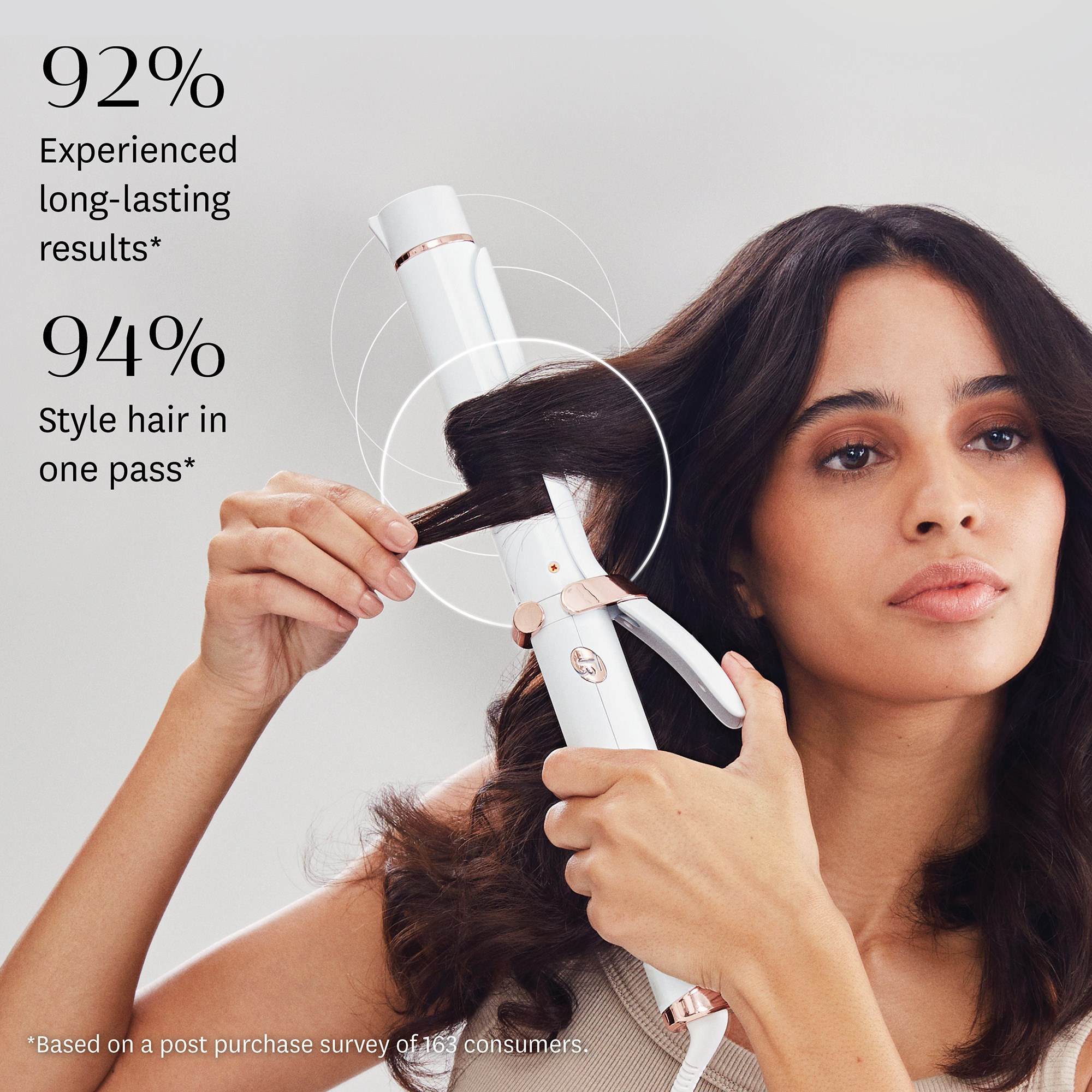 T3 SinglePass Curl 32 mm Professional Ceramic Curling Iron Graphite (obrázok 3)