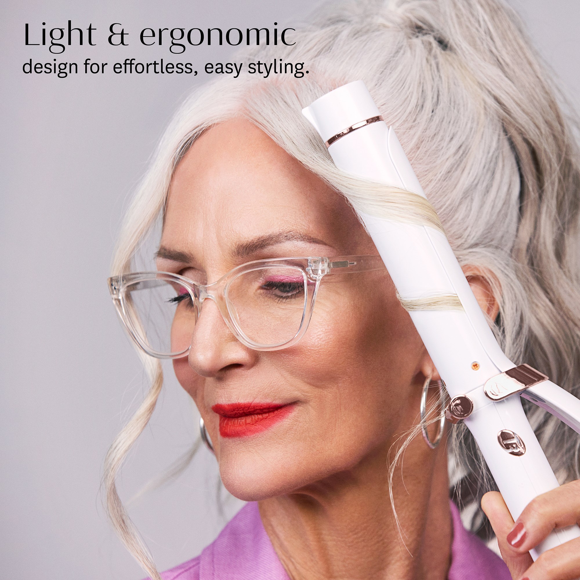 T3 SinglePass Curl 32 mm Professional Ceramic Curling Iron Graphite (obrázok 7)