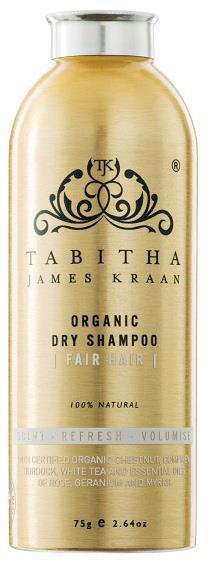 Tabitha James Kraan Organic Dry Shampoo Fair Hair 75g