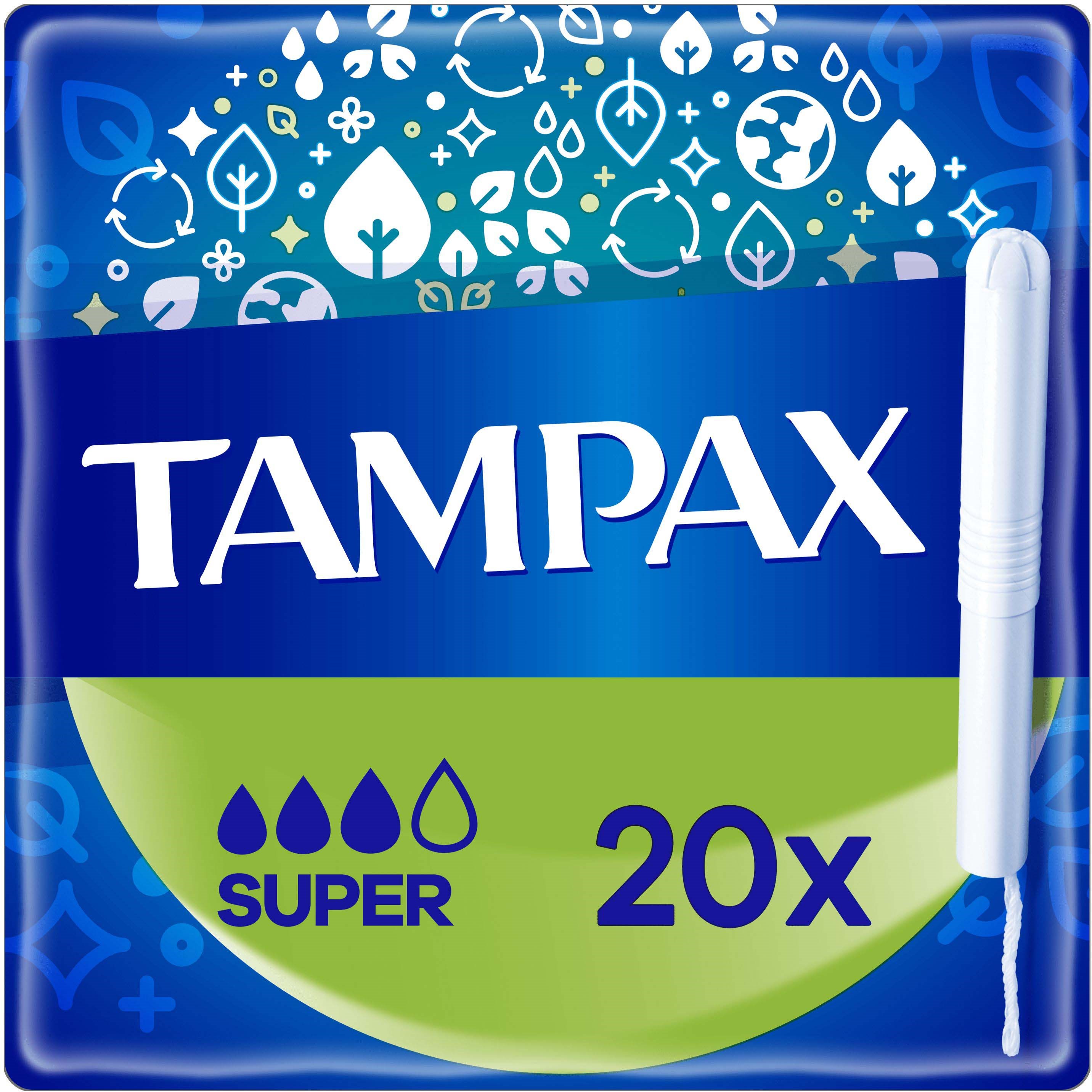 Läs mer om Tampax Super Tampons With Cardboard Applicator