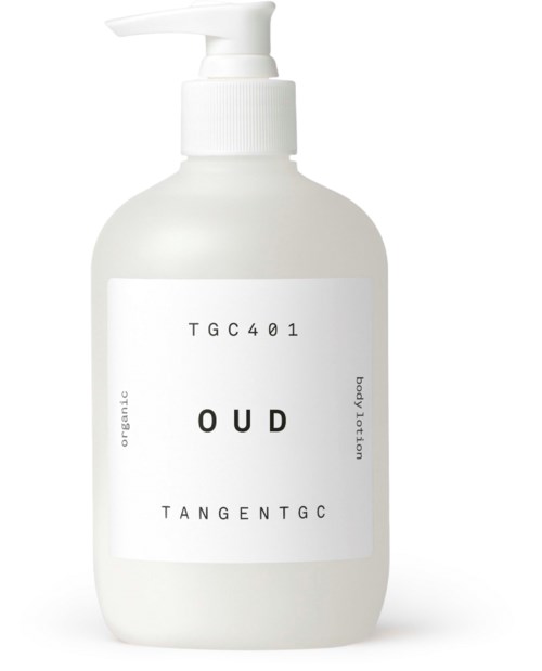 A white bottle with a pump, labeled "OUV" and "TANGENTGC," is shown in the image.