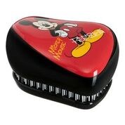 Sydämen muotoinen säilyketölkki, jossa on Mickey Mouse ja Donald Duck, punainen ja musta, mahdollisesti tarvikkeille tai lahjoille.
