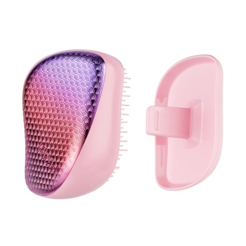 Pink foot file with a purple, textured surface and a removable pink back cover.