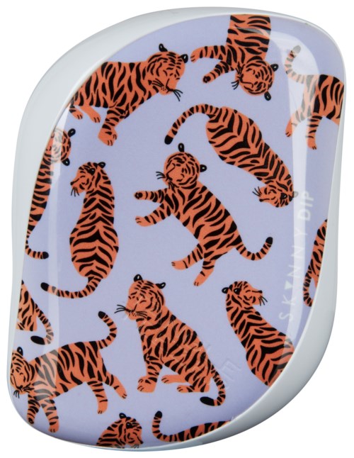 A tray with a tiger pattern, showing multiple orange and black striped tigers in various poses.