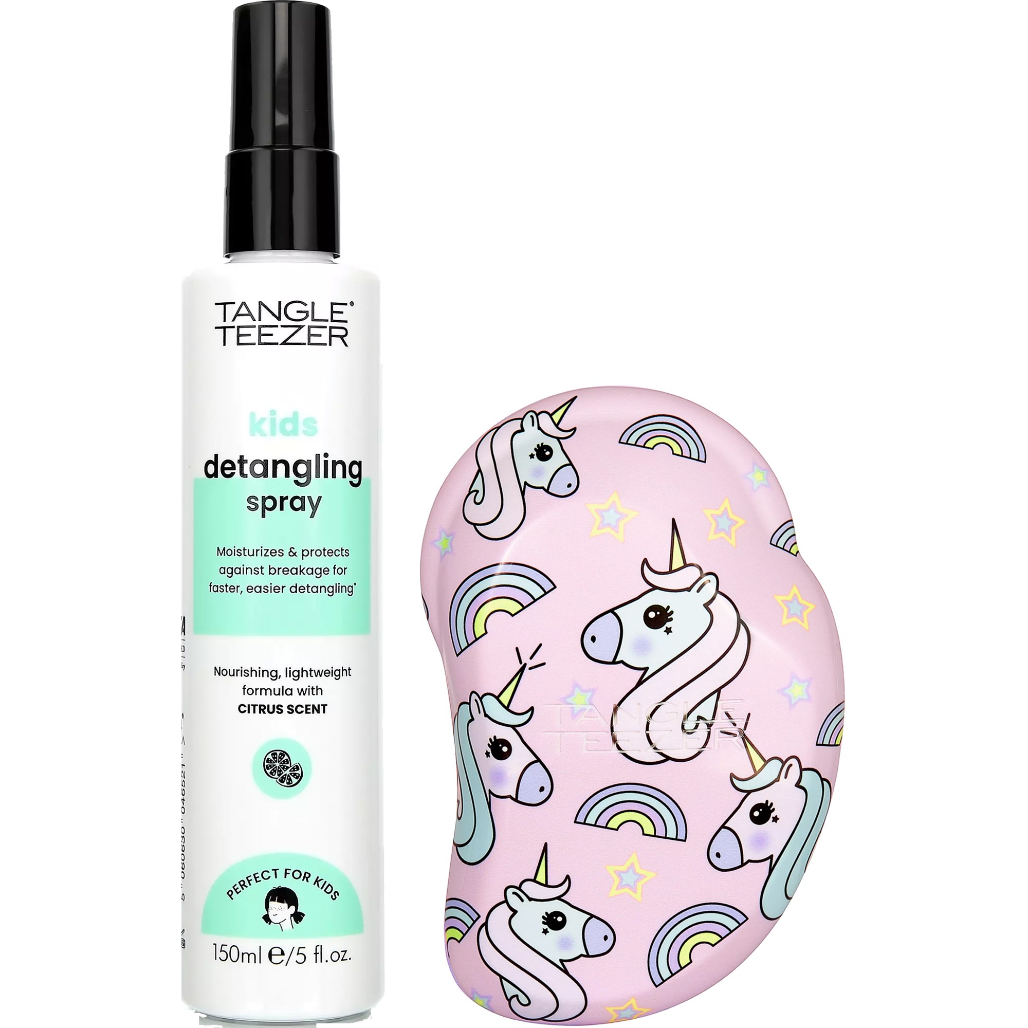 Tangle Teezer For Kids Bundle Detangling Spray 150 ml & Detangler Mini
