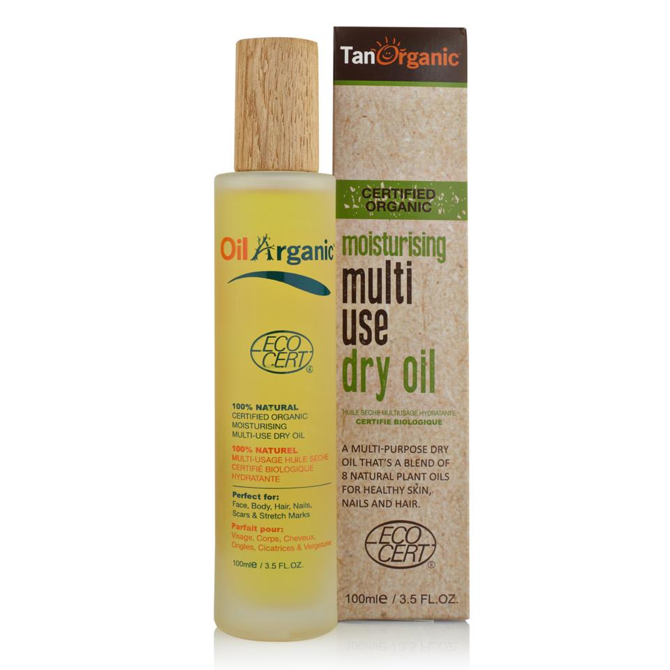 TanOrganic 100% Natural Organic Moisturising Multi-Use Dry Oil 100ml