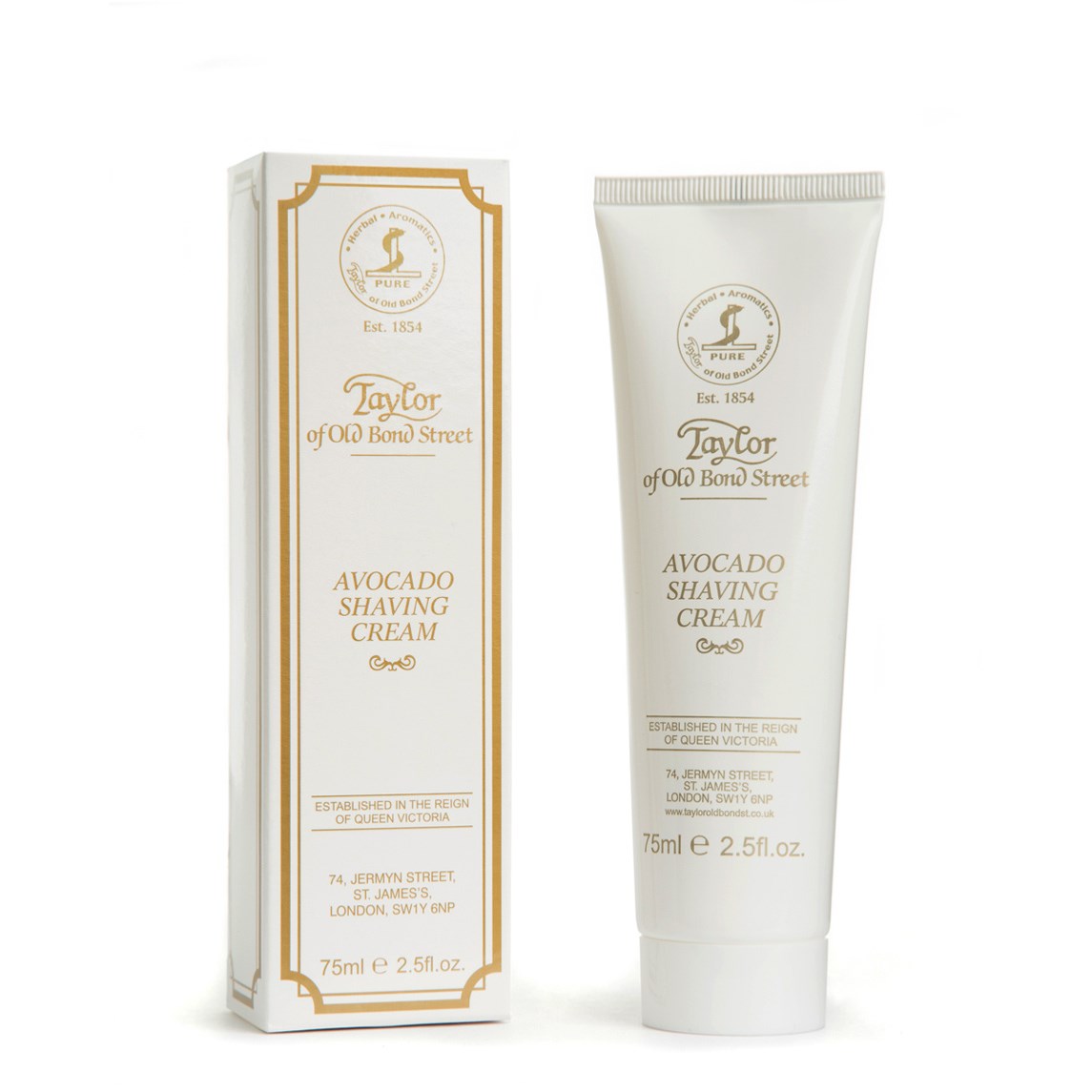 Taylor of Old Bond Street Avocado Shaving Cream Tube 75 ml