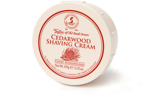 Taylor of Old Bond Street Cedarwood Shaving Cream Bowl 150 g